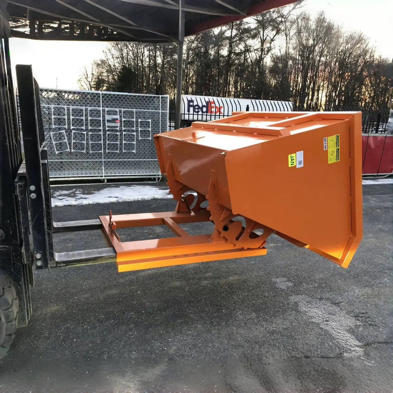 Greatbear Self Dumping Forklift Hopper - 1.5 Cubic Yard Capacity by Chery Industrial