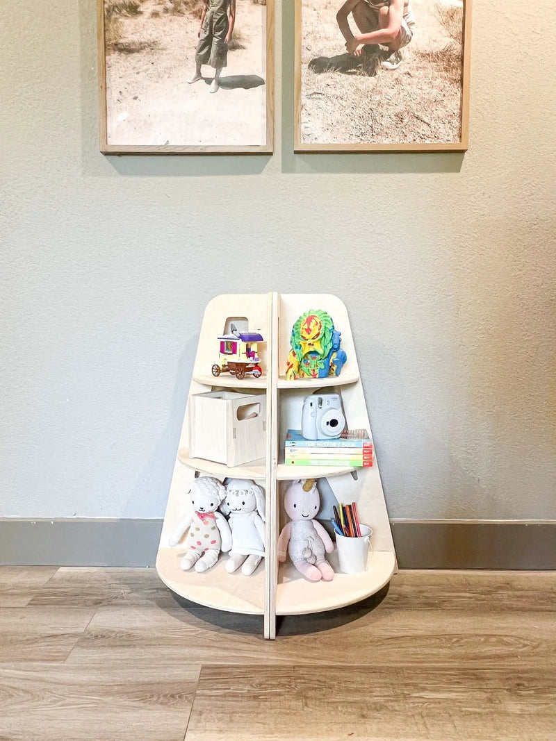 SERENA- Corner Toy Shelves- Set of 2 by Bush Acres