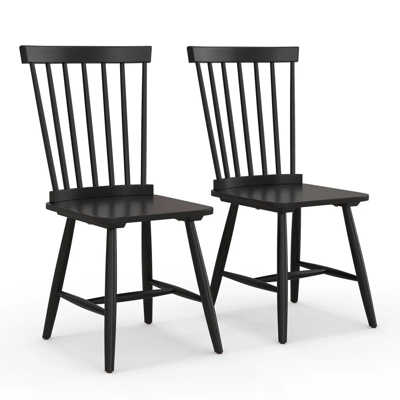 Set of 2 Windsor Dining Chairs with High Spindle Back by DirectDeals