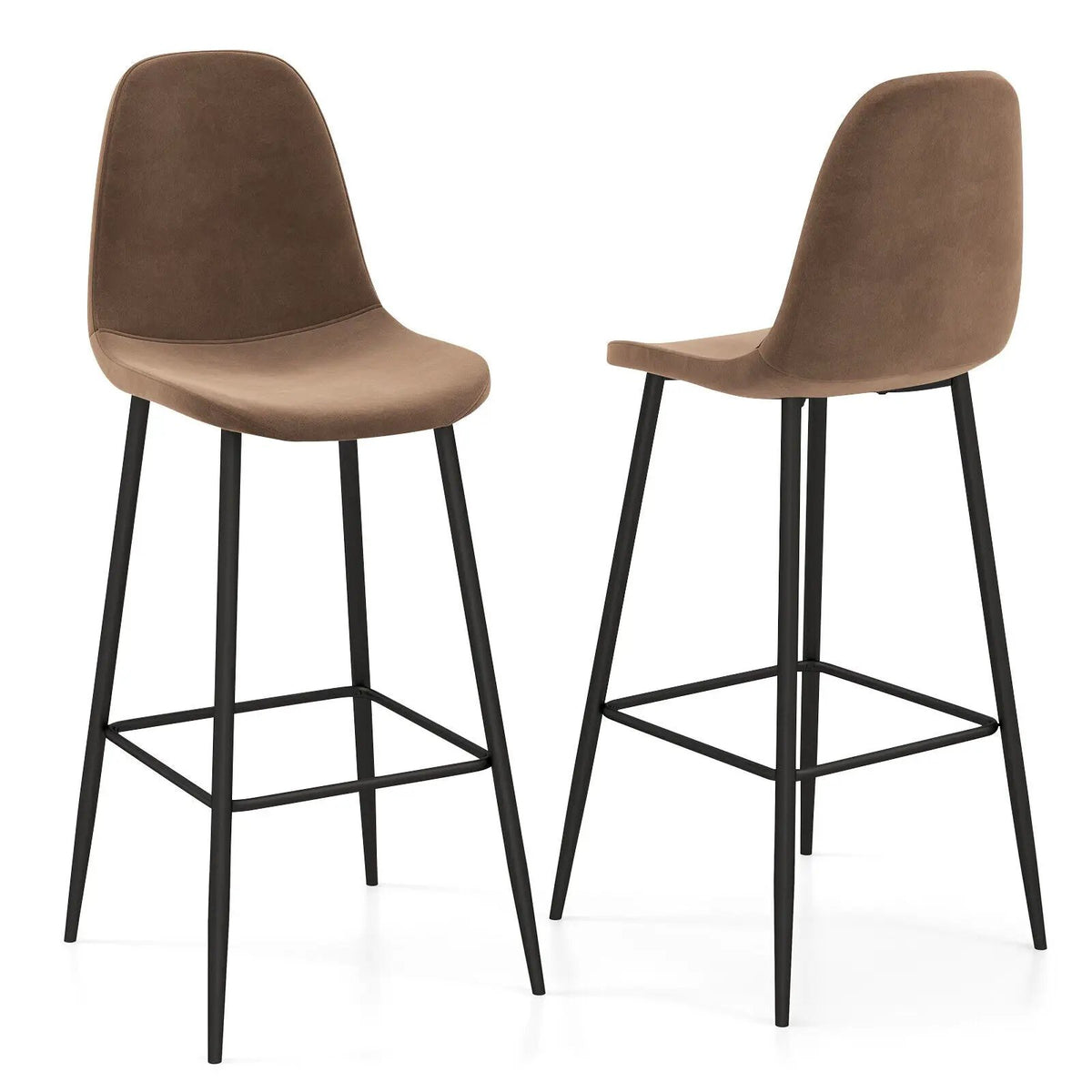 29.5 Inches High Back Bar Stools Set of 2, photo 5 of 14