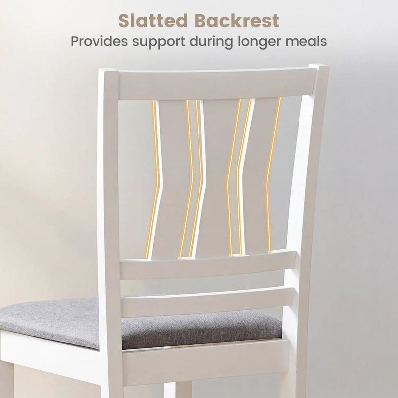 Upholstered Dining Chairs Set of 2 with Wood Frame by DirectDeals