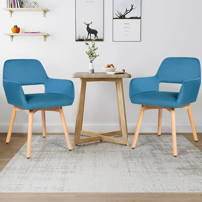 Set of 2 Modern Accent Armchairs by DirectDeals