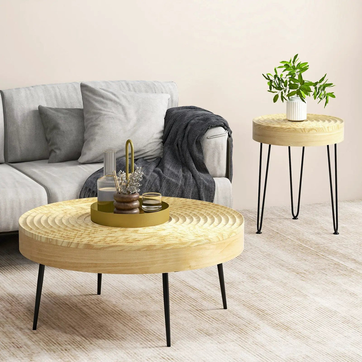 Set of 2 Solid Wood, photo 2 of 9