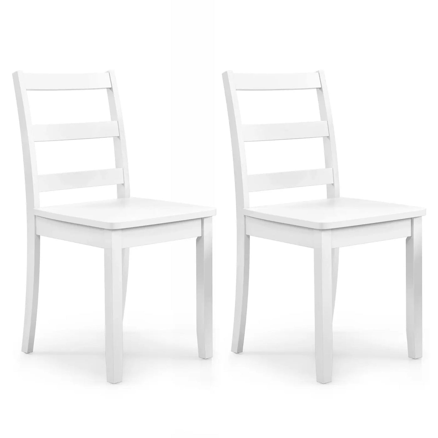 Set of 2 Wood Dining Chairs with Solid Rubber Wood Legs by DirectDeals