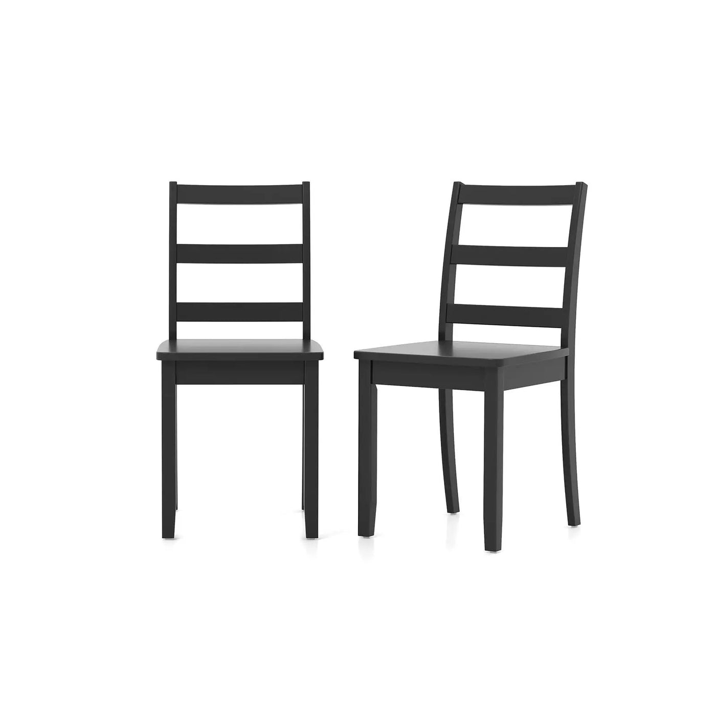 Set of 2 Wood Dining Chairs with Solid Rubber Wood Legs by DirectDeals