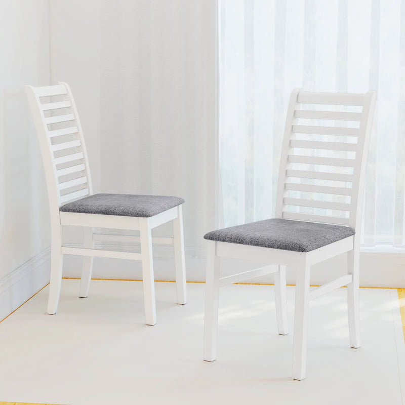 Set of 2 Wooden Dining Chair with Rubber Wood Legs for Living Room by DirectDeals