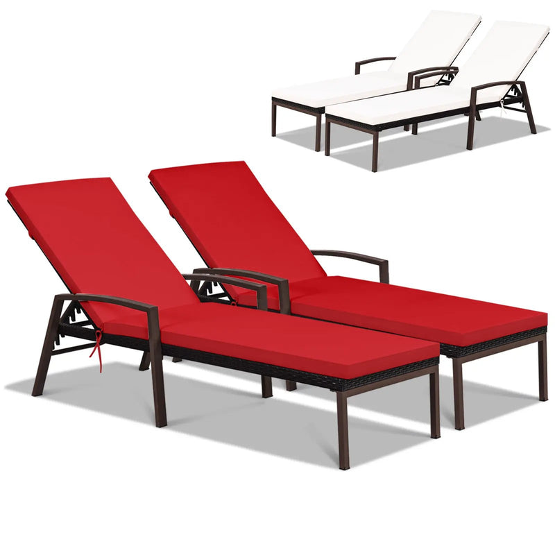 2 Pieces Patio Rattan by DirectDeals