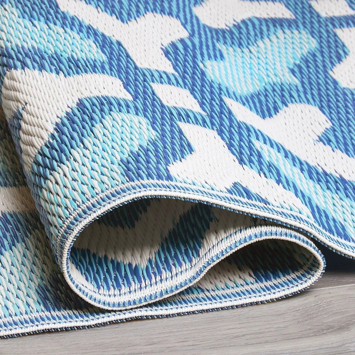 Seville - Multicolor Blue Outdoor Rug for Patio FINAL SALE, photo 4 of 7