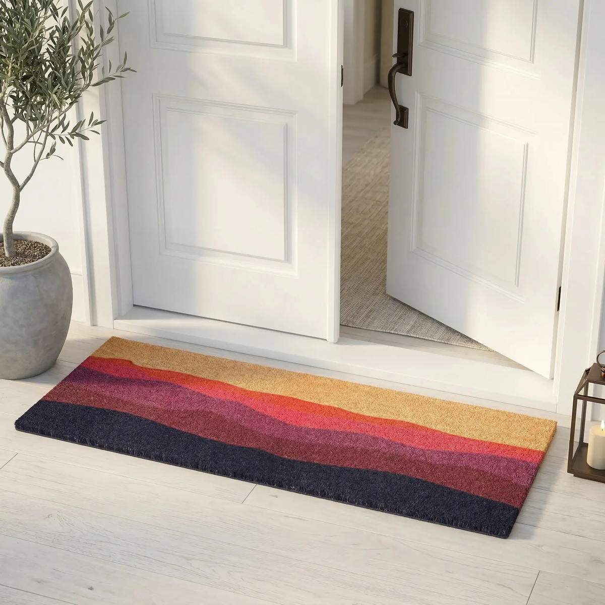 Shades of Dawn Coir Doormat, photo 7 of 22