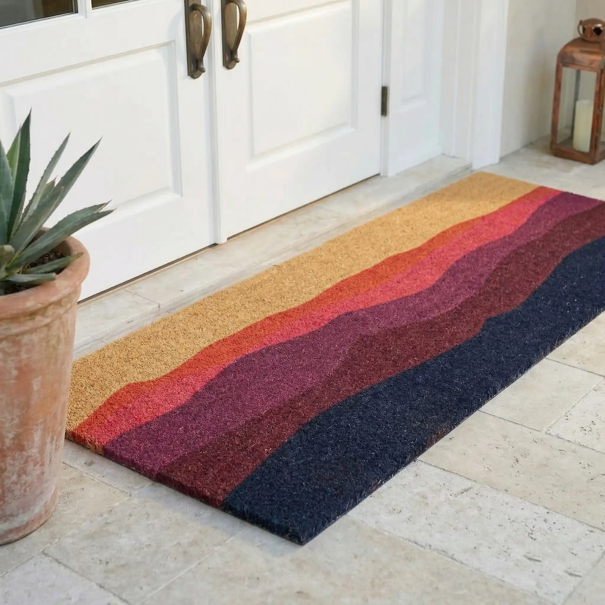 Shades of Dawn Coir Doormat, photo 13 of 22