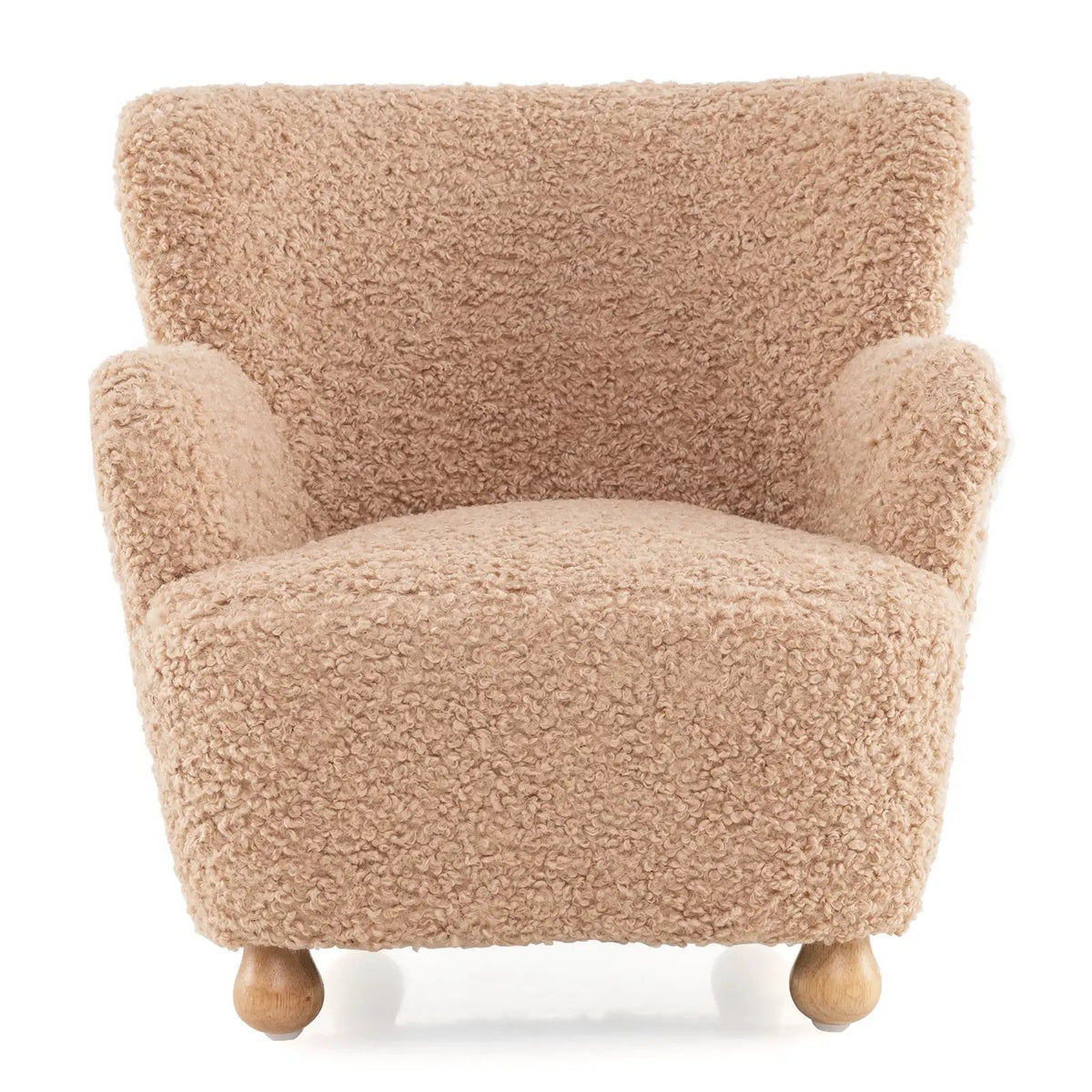 Sherpa Kids Sofa Comfy Toddler Armchair with Solid Rubber Wood Legs, photo 12 of 24