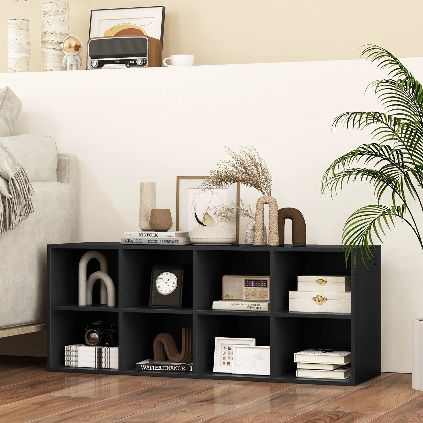 8 Cubbies Shoe Organizer with 500 LBS Weight Capacity by DirectDeals