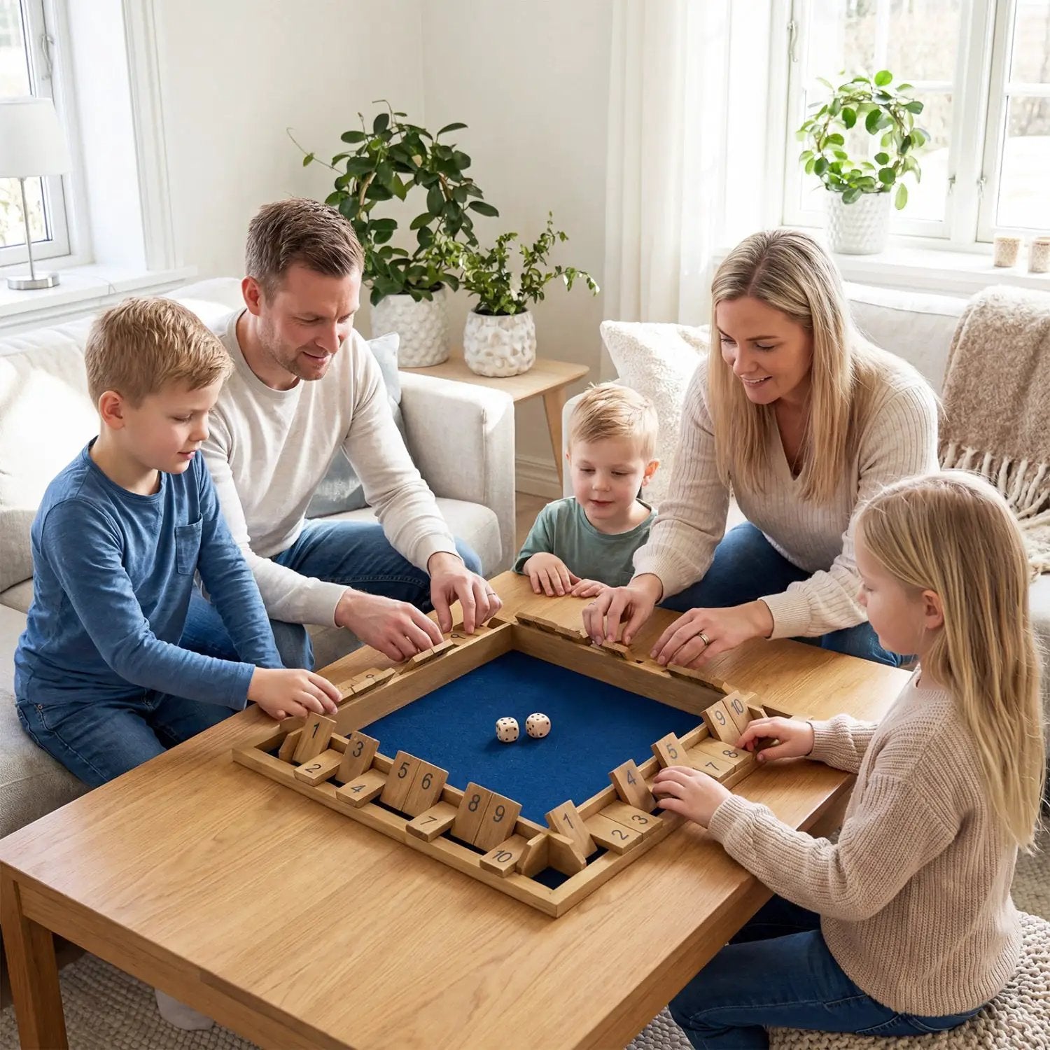 24 Inch Extra-Large Shut The Box Game for 2 by DirectDeals