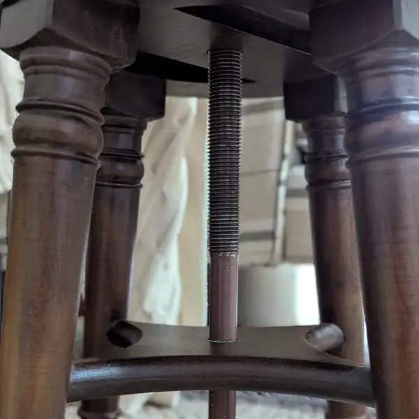 Adjustable Swivel Wooden Side Table by Decor Steals