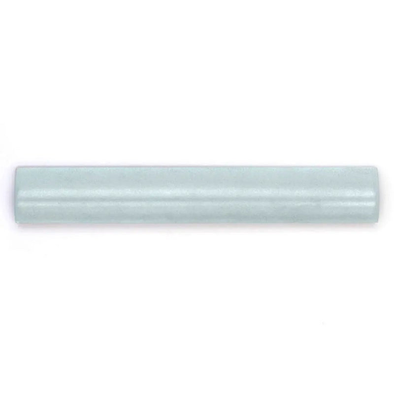 Grayish Blue 1.25x8 Matte Glossy Ceramic Bullnose Tile Trim (10 pack, 0.667 sq ft/case) by Apollo Tile