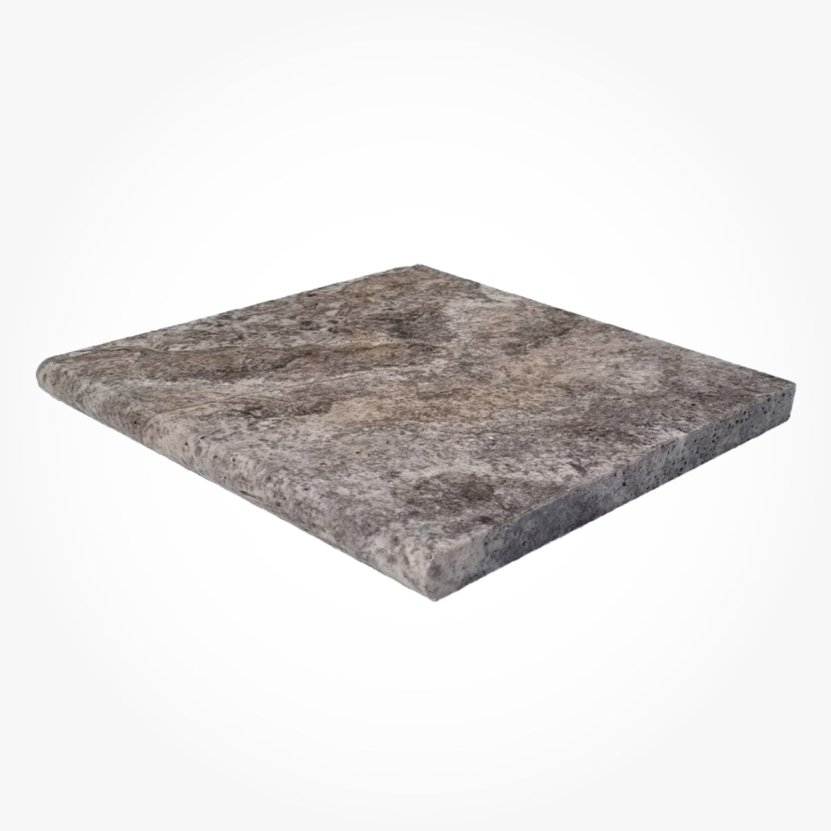 Silver Travertine Pool Coping 12x24 3cm
