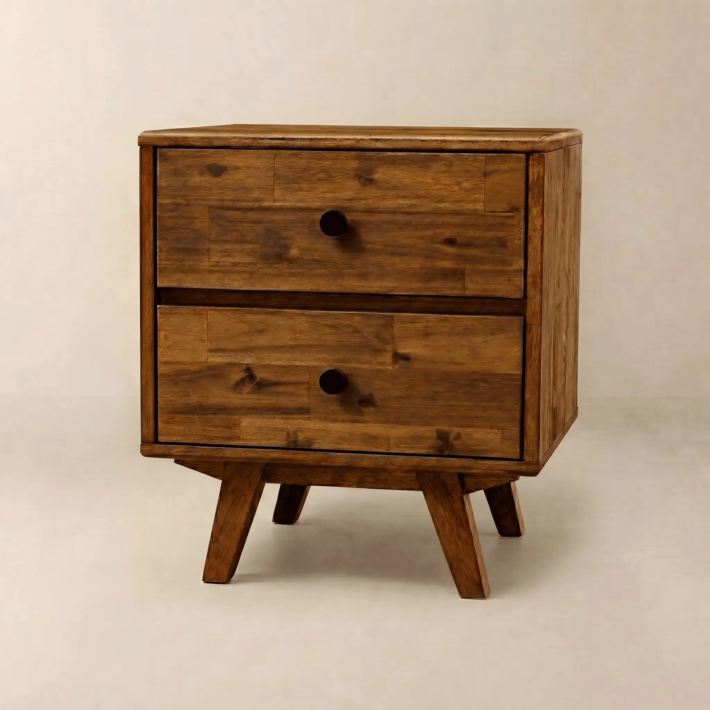 Silvia Solid Wood Nightstand by Megsu