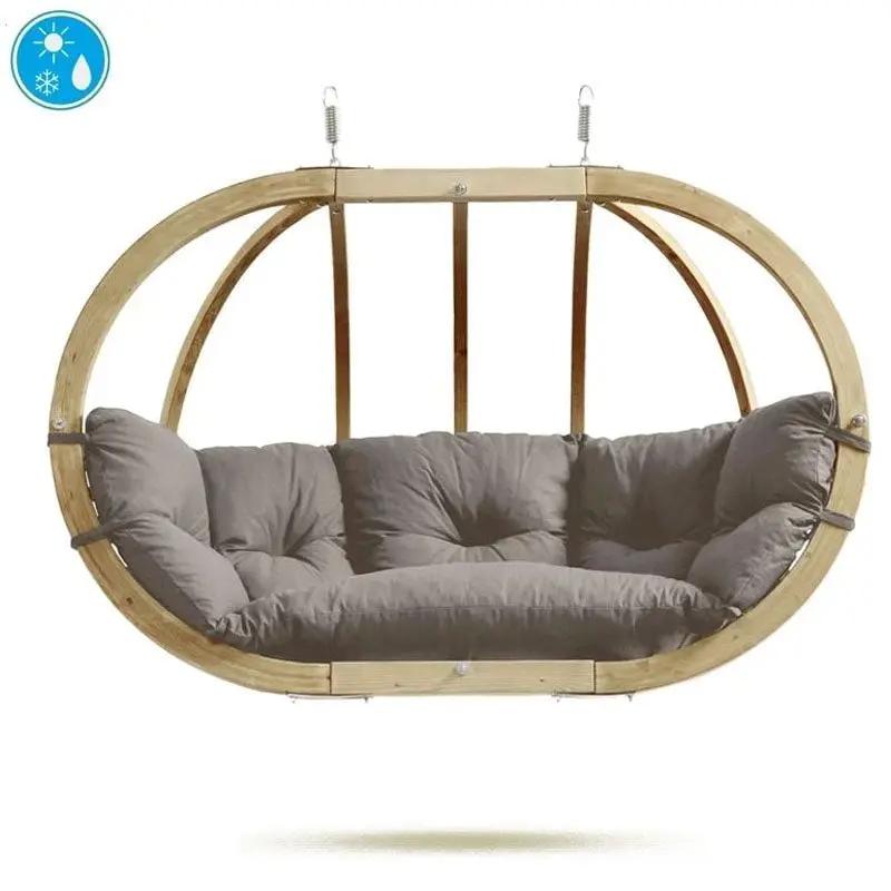 Amazonas Globo Royal Double Seater Hanging Chair with Cushions & Stand Set by Outdoor-USA®