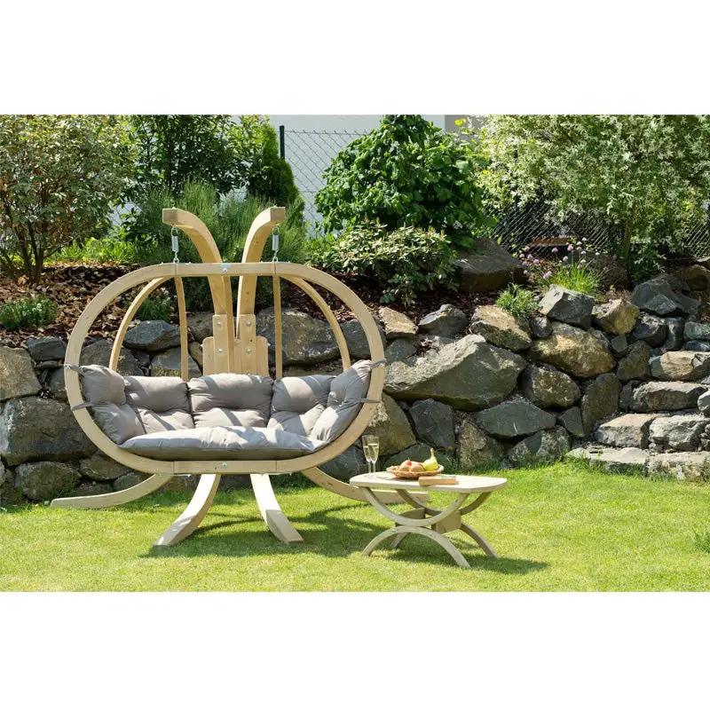 Amazonas Globo Royal Double Seater Hanging Chair with Cushions & Stand Set by Outdoor-USA®