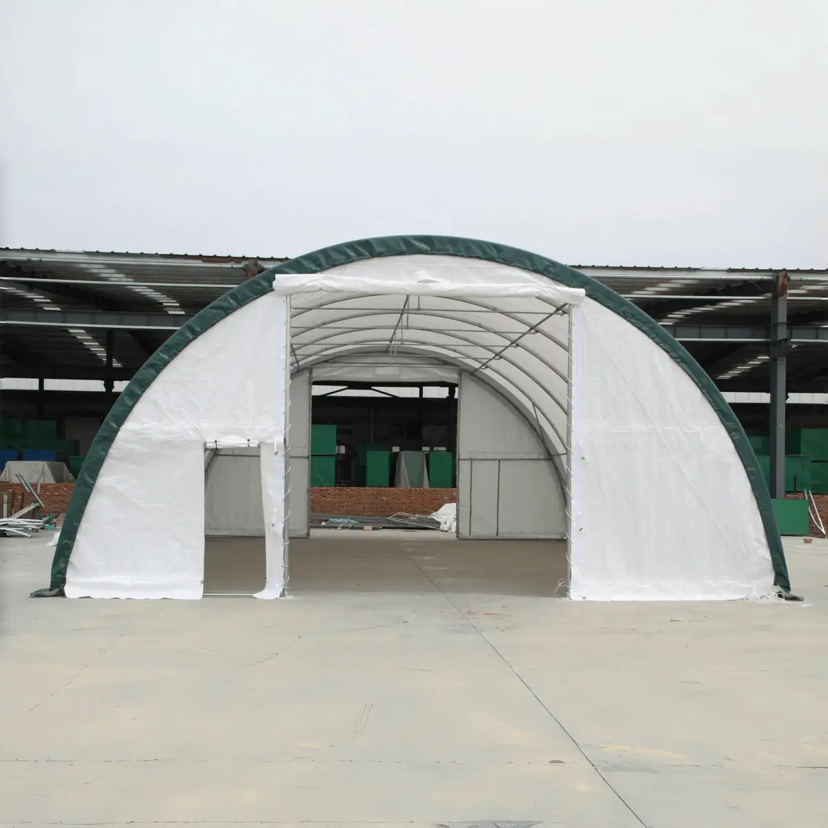 W30'xL85'xH15' Single Truss Arch Storage Shelter by Chery Industrial