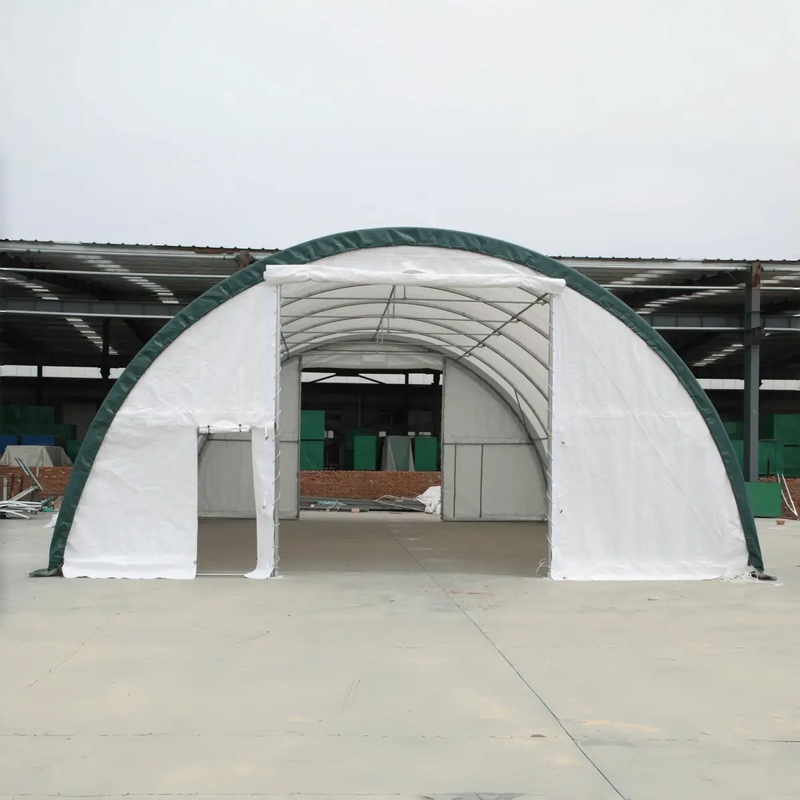 W40'xL80'xH20' Single Truss Arch Storage Shelter by Chery Industrial