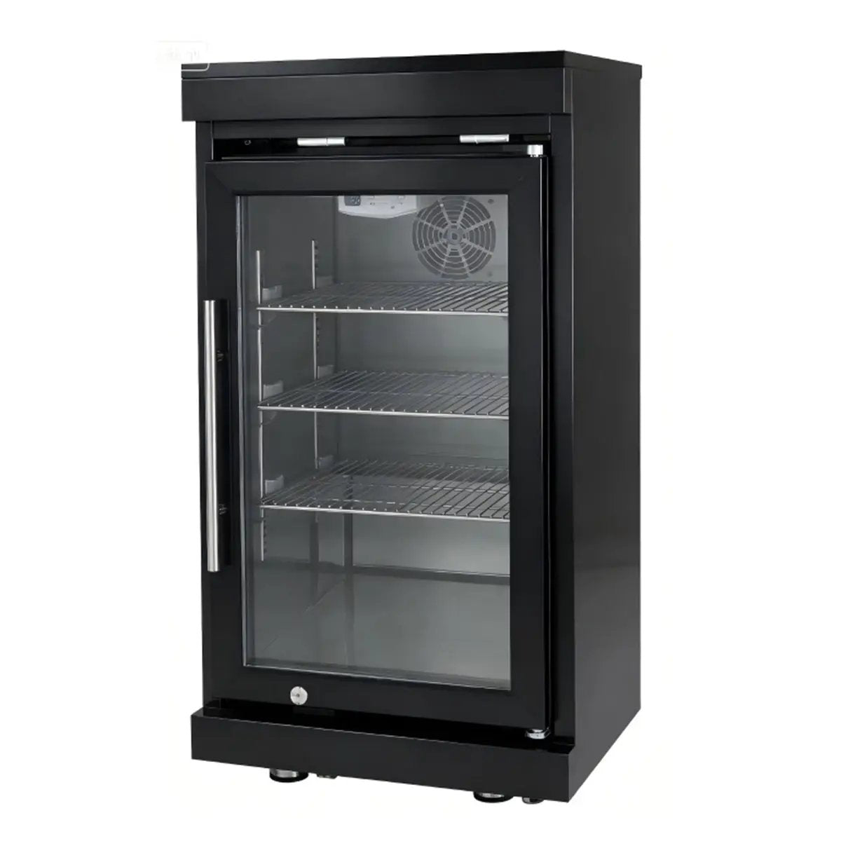 Black Single Door Fridge Cabinet Outdoor Kitchen Islands by Chery Industrial