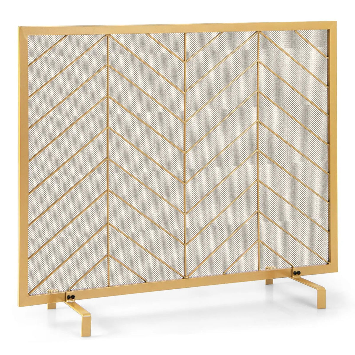 38 x 31 Inch Single Panel Fireplace Screen, photo 5 of 16