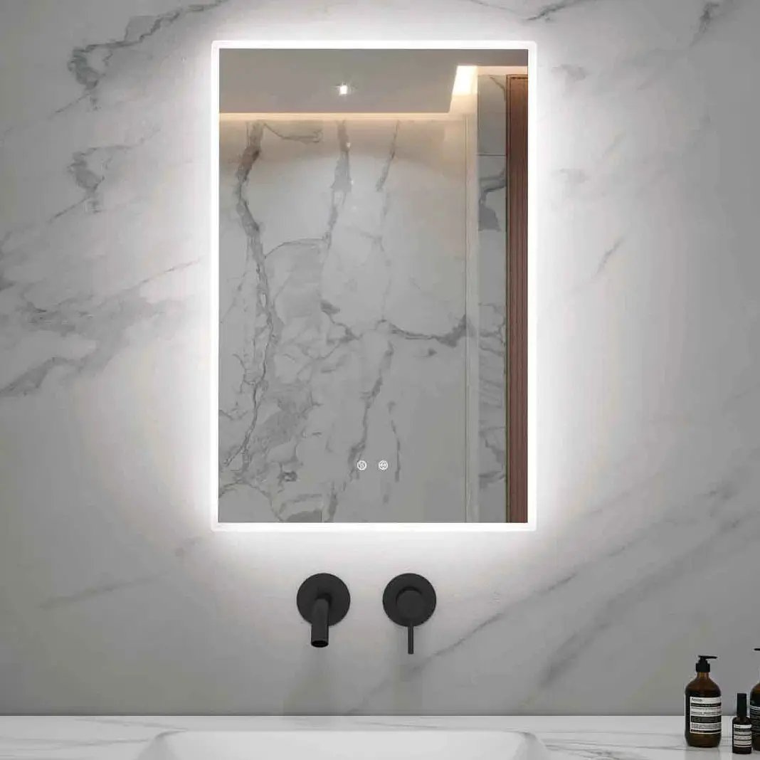 Zeek 24"x36" Backlit LED Rectangular Bathroom Wall Mirror MA2436 by ZEEK