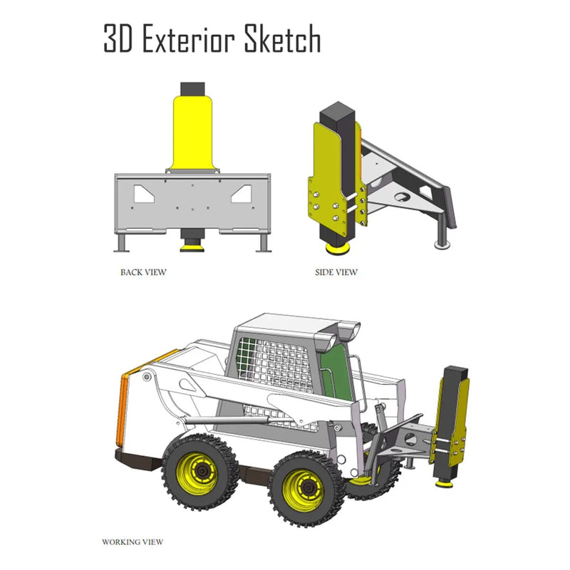 Greatbear Skid Steer Post Driver by Chery Industrial