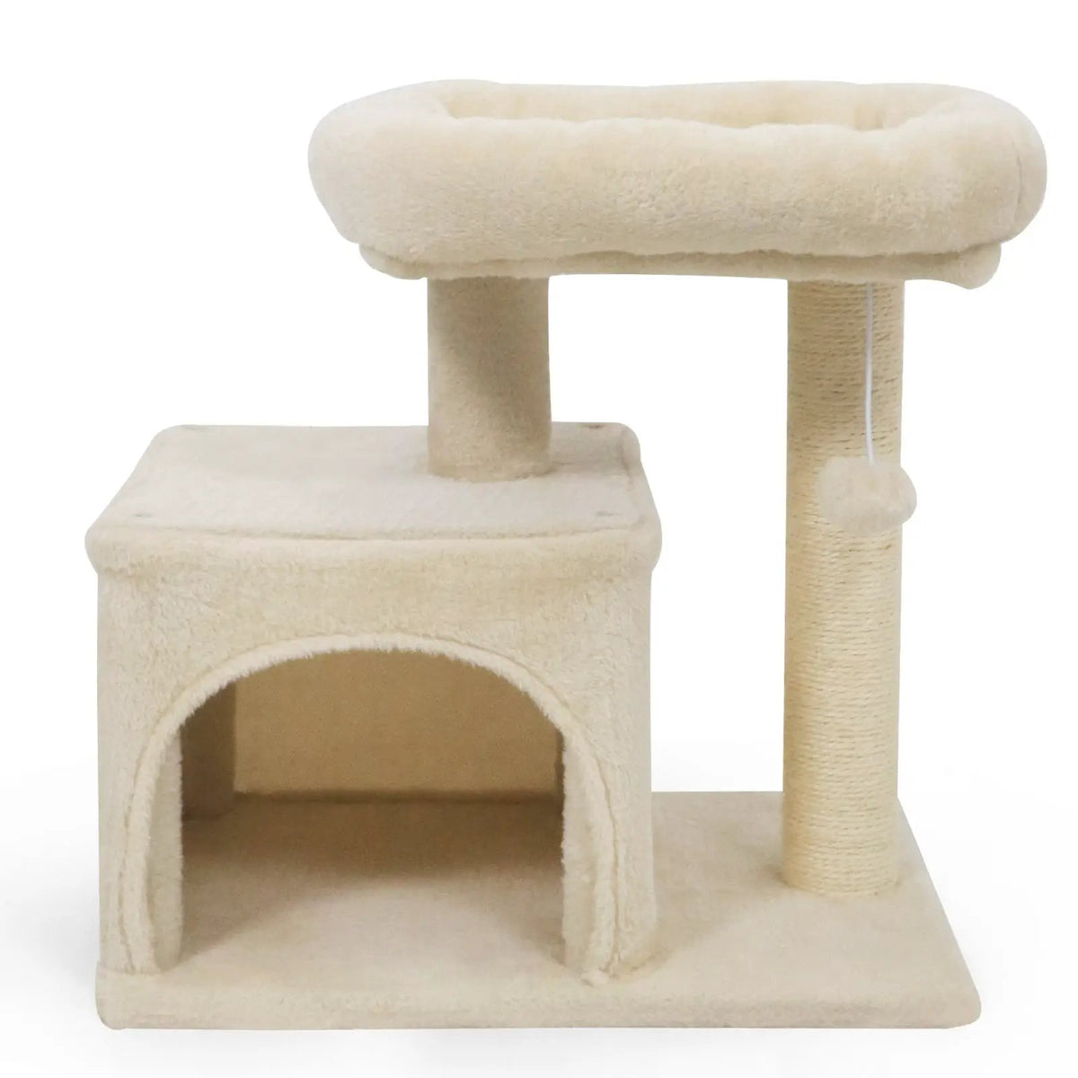 Small Cat Tree with Large Padded Plush Perch for Indoor Cats, photo 10 of 24