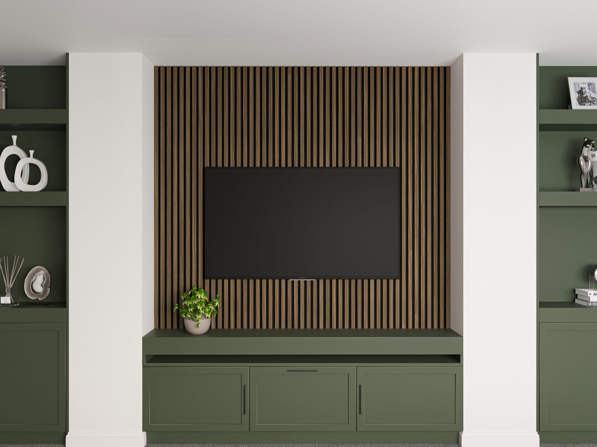 2-Pack Acoustic Wall Panels – Smoked Oak by Dogberrycollections