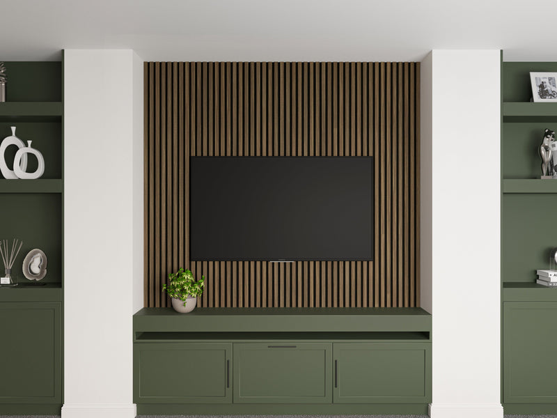 2-Pack Acoustic Wall Panels – Smoked Oak by Dogberrycollections