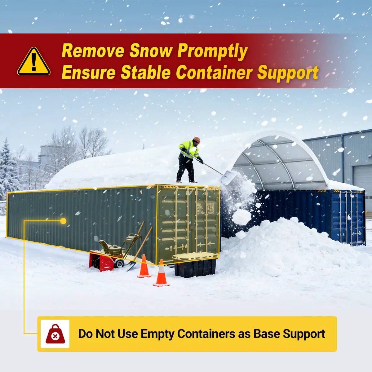 20'x40' Double Truss Container Shelter by Chery Industrial