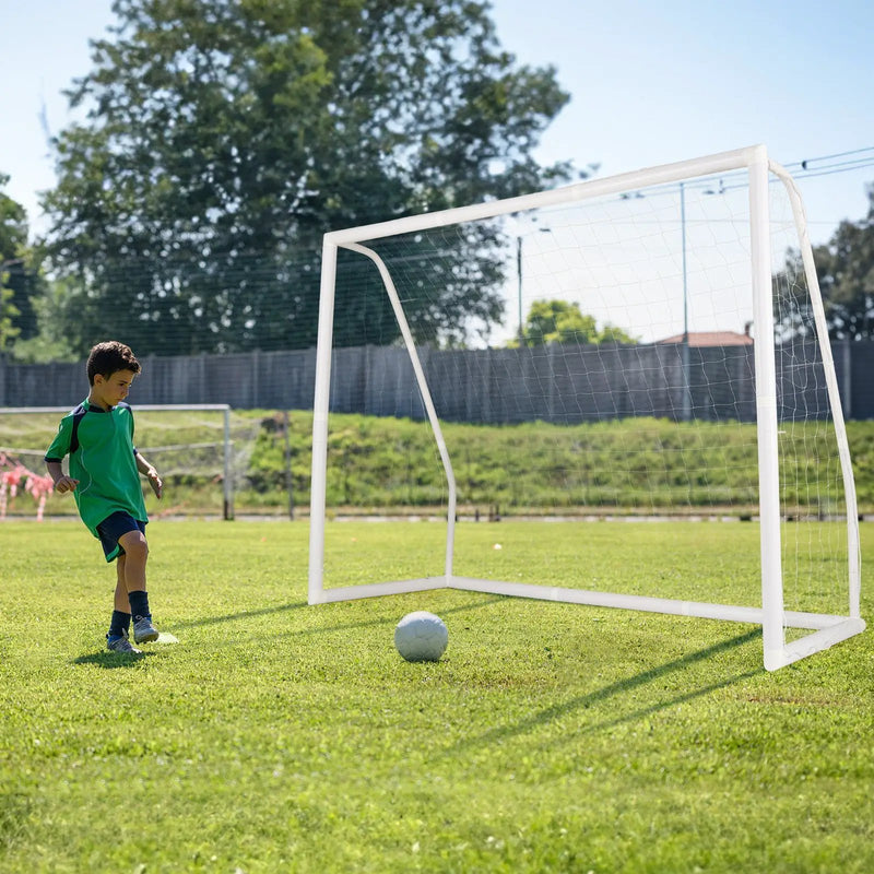 8' x 6' Soccer Goal with Ground Stakes and Soccer Cones by DirectDeals