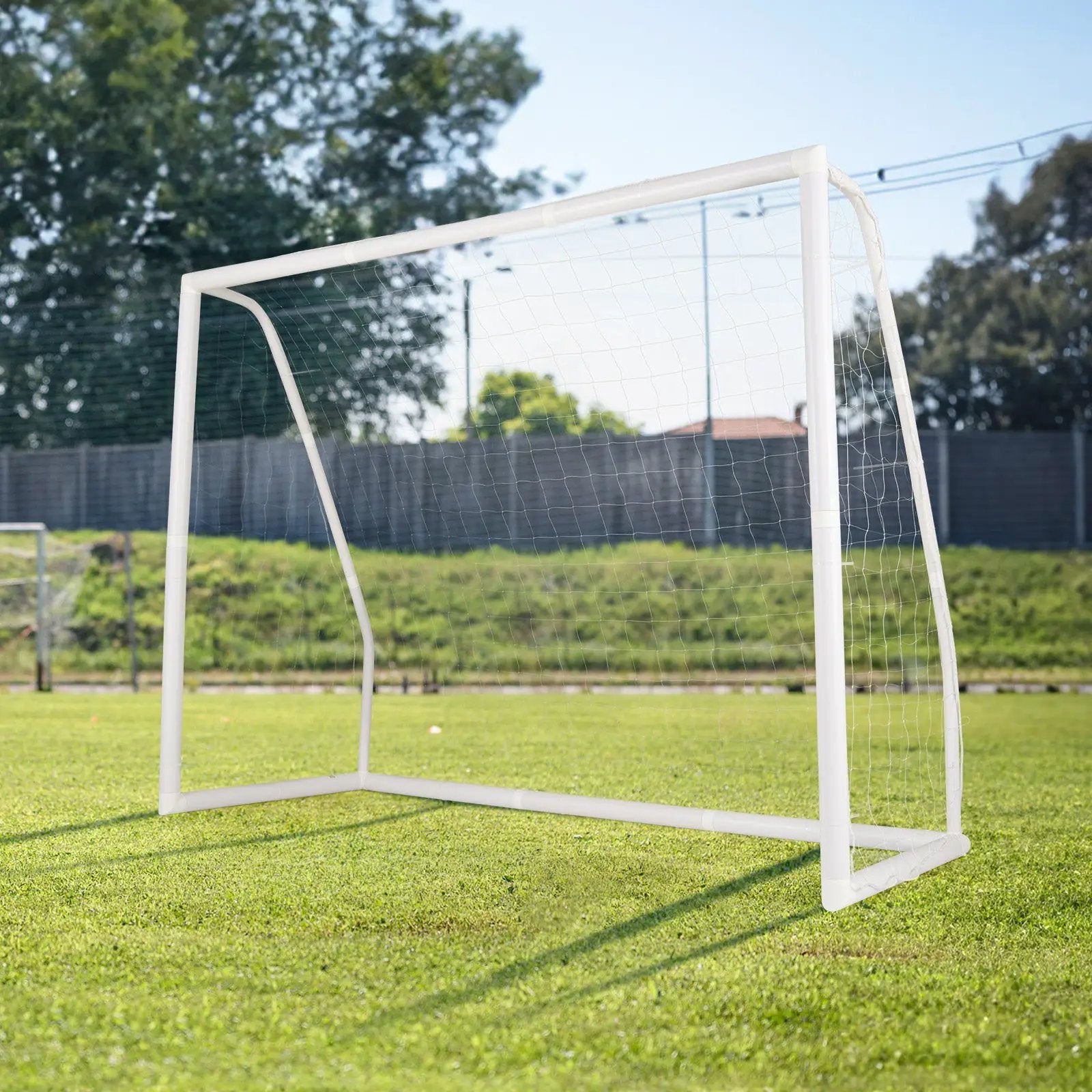 8' x 6' Soccer Goal with Ground Stakes and Soccer Cones by DirectDeals