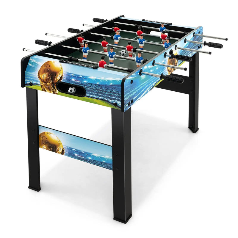 37 Inch Mini Foosball Table with Score Keeper and Removable Legs by DirectDeals