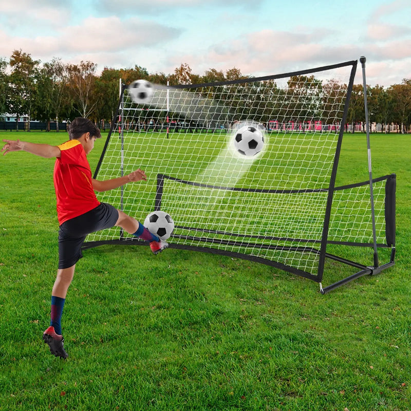 2-in-1 Portable Soccer Rebounder Net with Carrying Bag by DirectDeals