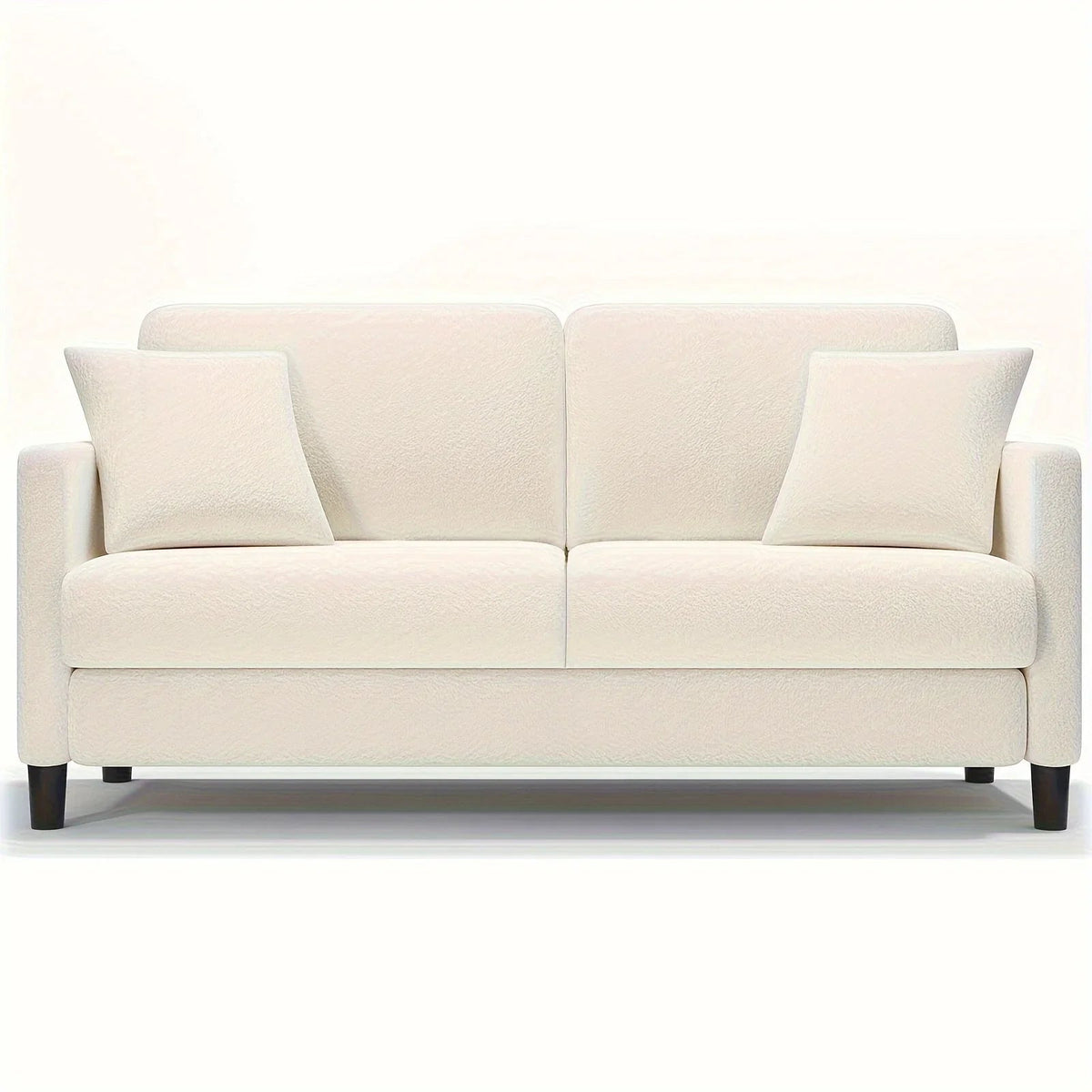 Sofa - Mid-Century White 3-Seater, photo 24 of 26