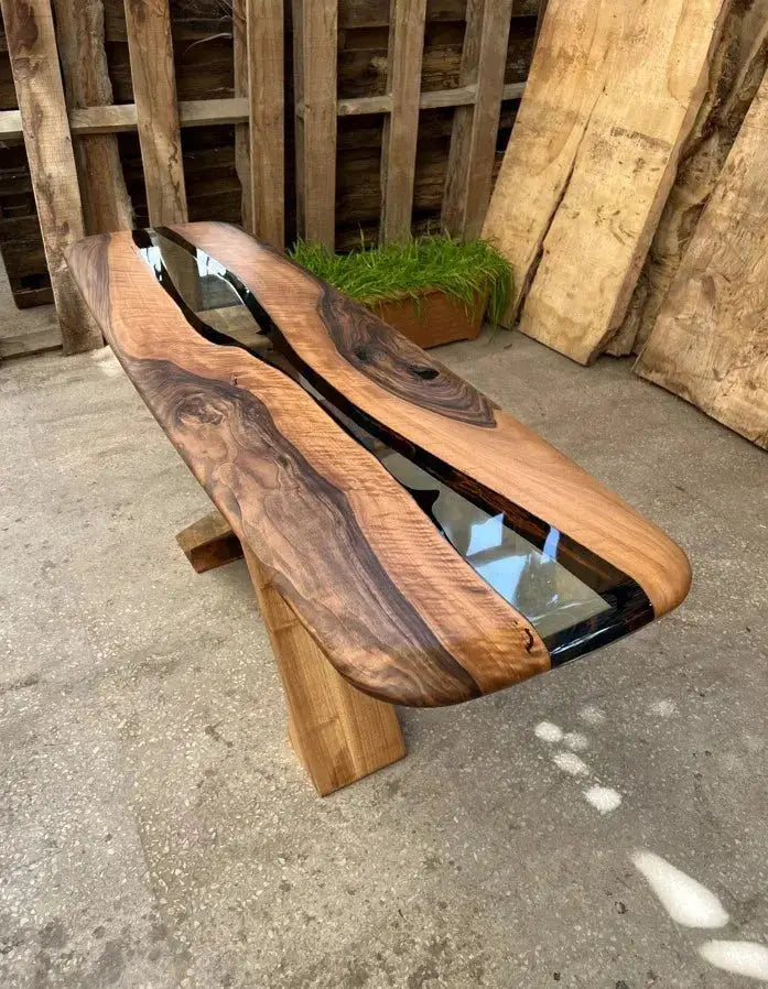 Handmade Solid Walnut Console Table for Entryway and Foyer, photo 11 of 13