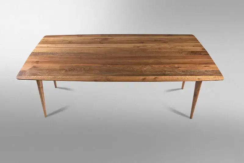 Edge Glued Hardwood Dining Table - Solid Kitchen Table, photo 5 of 15