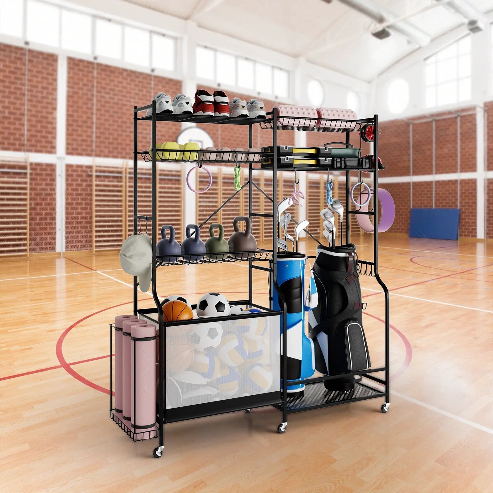 Sports Equipment Organizer for Garage by DirectDeals