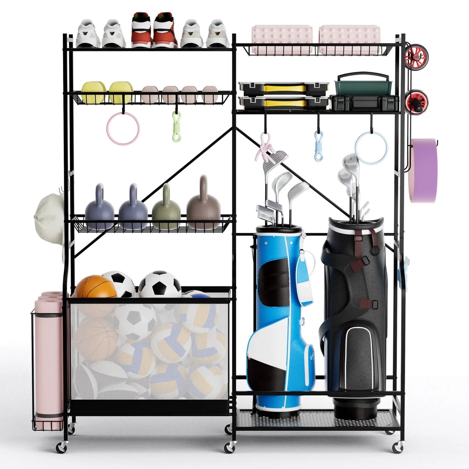 Sports Equipment Organizer for Garage by DirectDeals