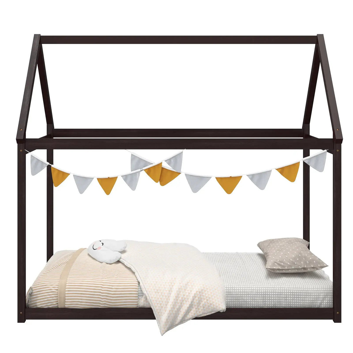 Stable Kids Platform Floor Bed with Roof an, photo 4 of 10