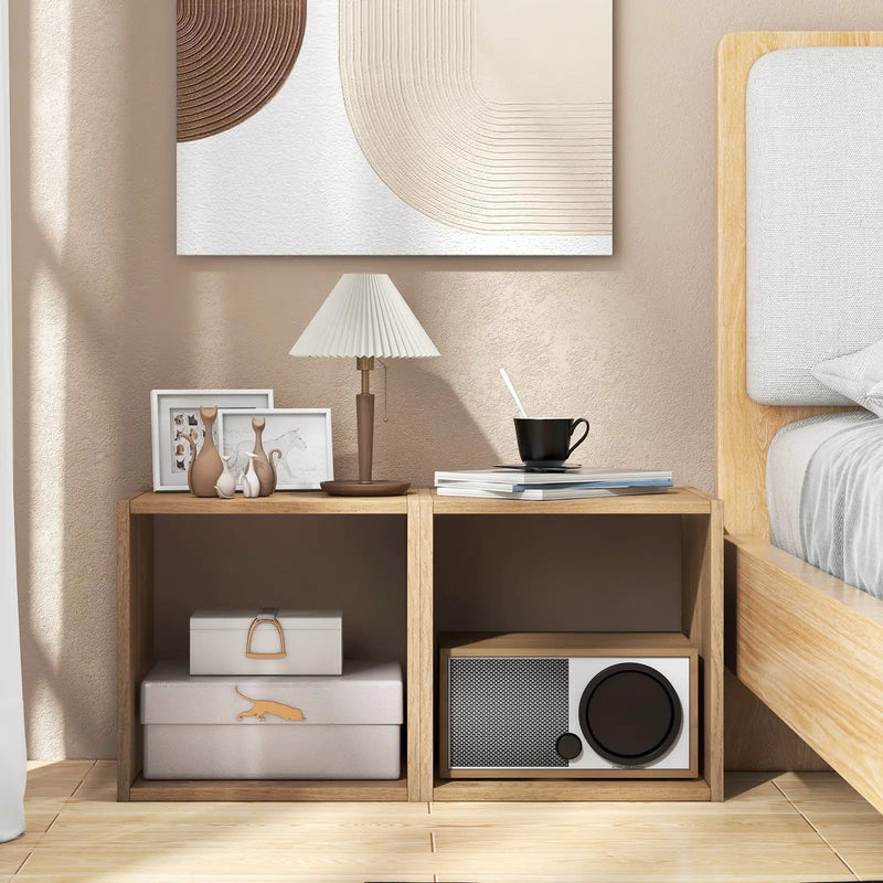 Cube Storage Organizer Set of 2 for Living Room Bedroom Study by DirectDeals