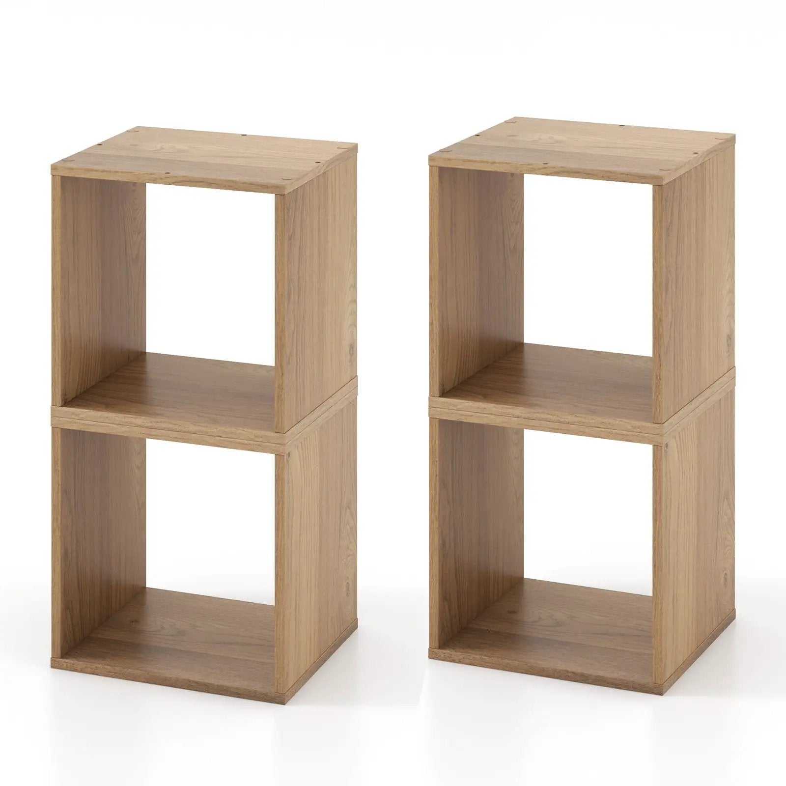 Cube Storage Organizer Set of 2 for Living Room Bedroom Study by DirectDeals