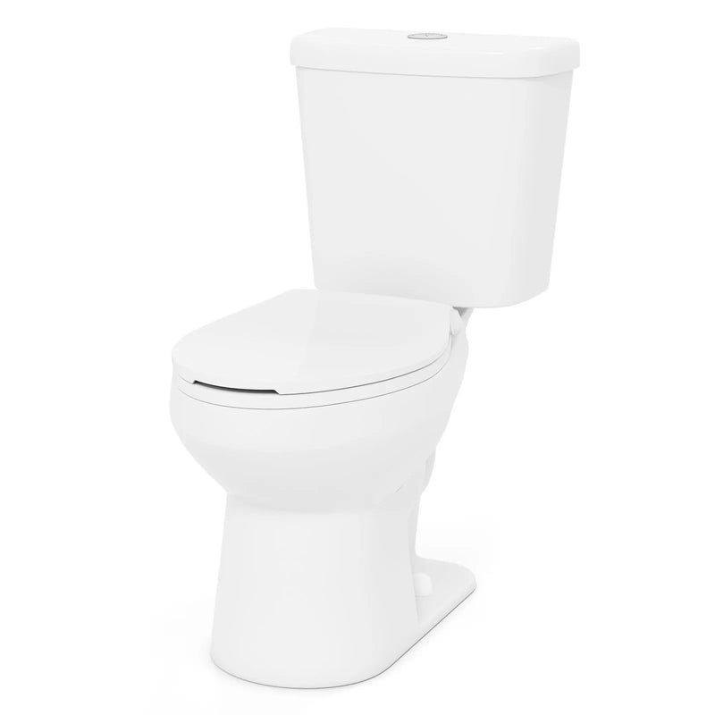 Standard Toilet with 17.5 Inch ADA Comfort Chair Height Seat by DirectDeals