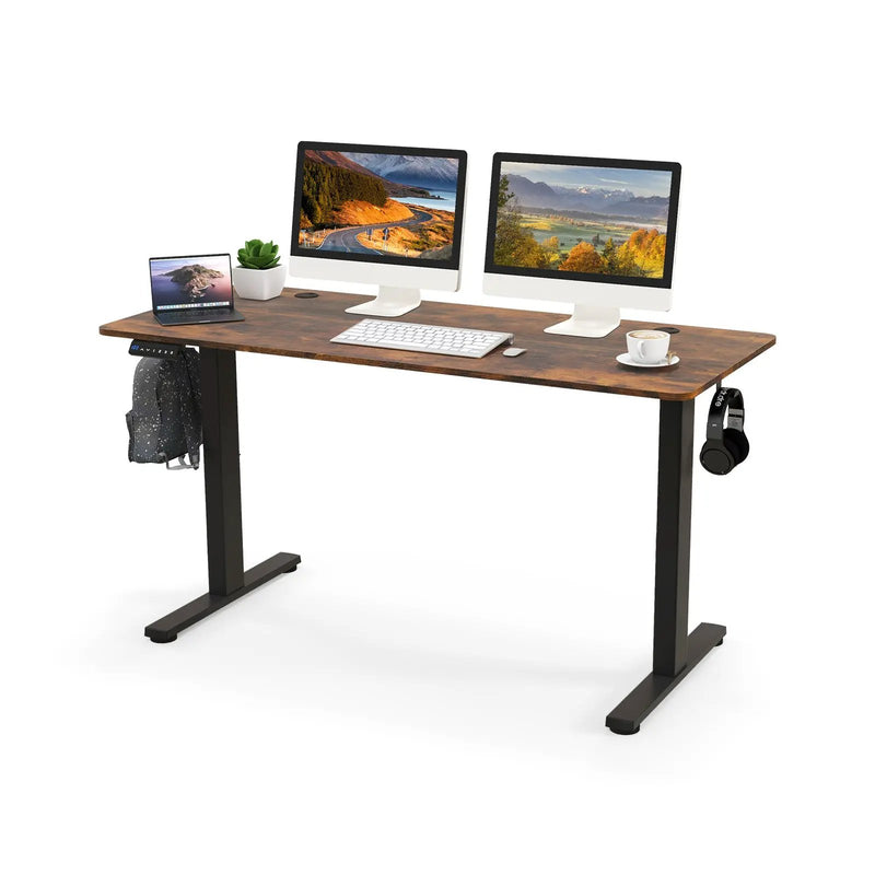 Standing Desk 55x24 Inch with Memory Height Settings by DirectDeals
