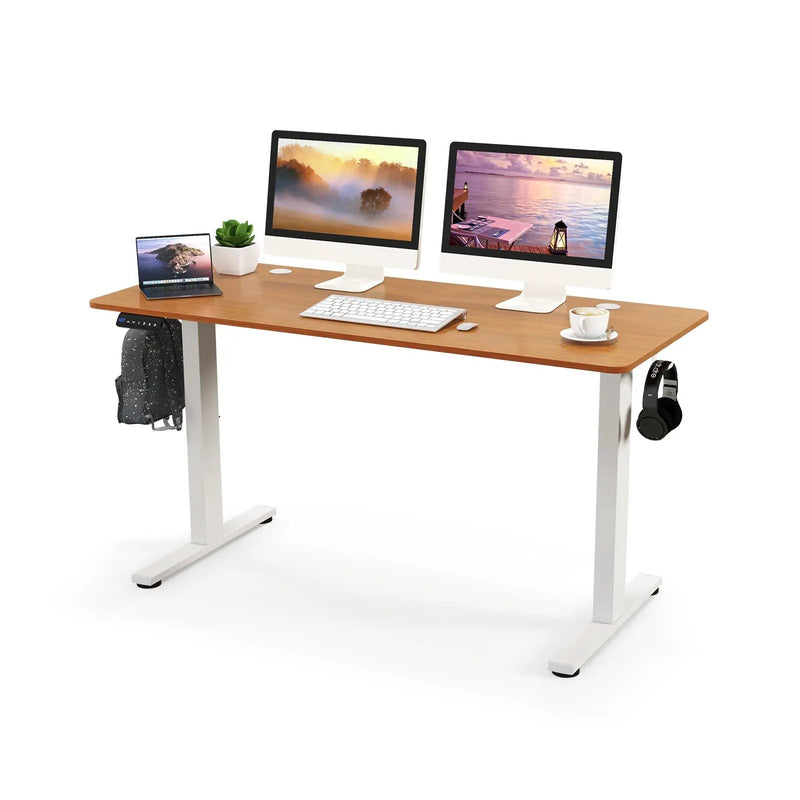 Standing Desk 55x24 Inch with Memory Height Settings by DirectDeals