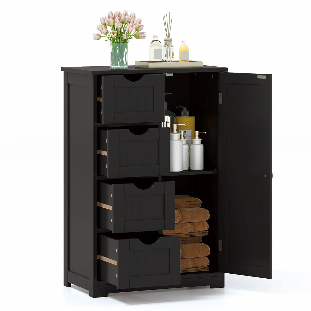 Standing Indoor Wooden Cabinet with 4 Drawers, photo 9 of 12