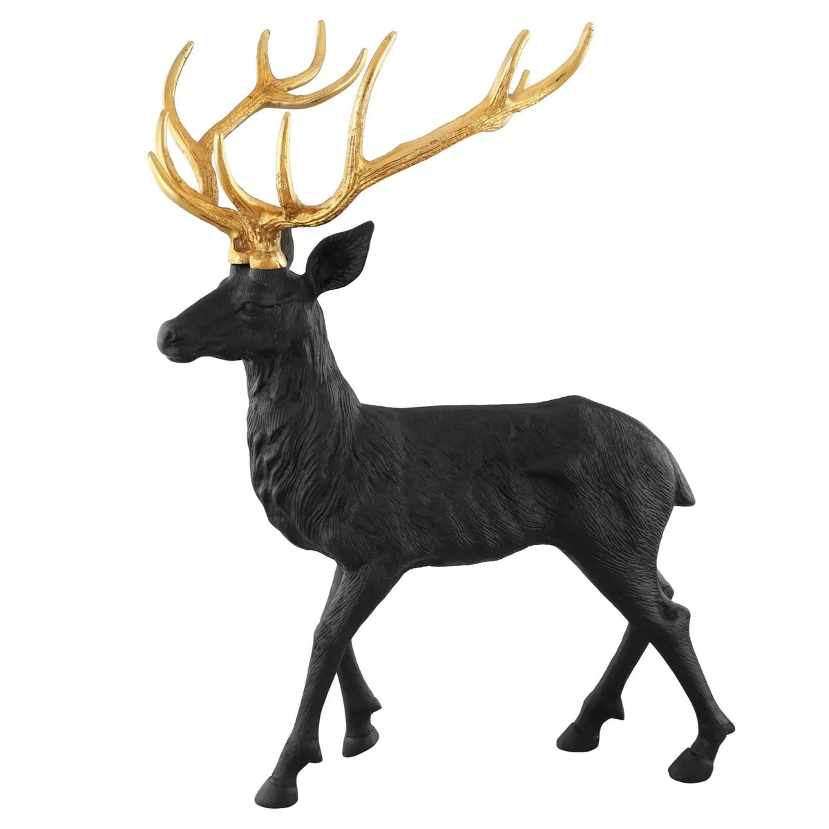 Standing Reindeer Statue Aluminum Deer Sculpture for Indoors Christmas Decor, photo 12 of 24